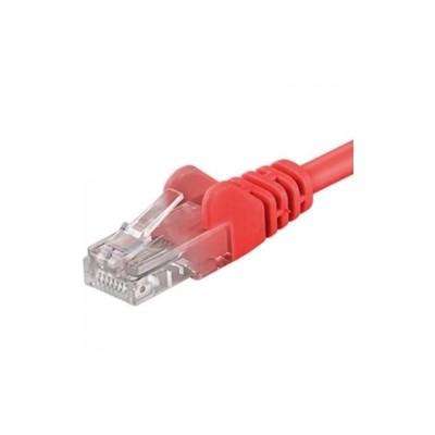 Patchcord UTP RJ45-RJ45 Cat.5e 0.25m, rosu, &amp;amp;quot;UTP-5E-0.25-R&amp;amp;quot; (timbru verde 0.08 lei) foto