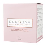 Absorbante, Enroush, Super, Organice, PH Neutru, 100% Bumbac, Biodegradabile, Hipoalergenice, Absorb