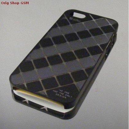 Husa Capac COCO Caro Apple iPhone 4/4S Negru