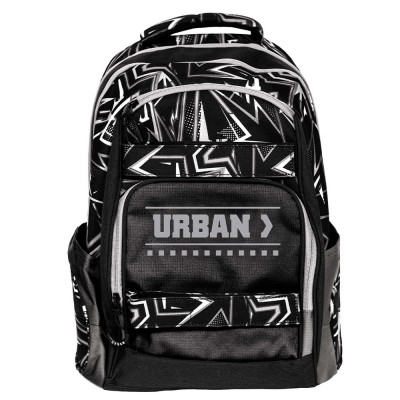 Ghiozdan anatomic compartiment laptop, URBAN BLACK LINES, 46x31x16 cm &amp;ndash; S-COOL foto