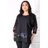 Bluza Eleganta Praga Negru - 54Marimea