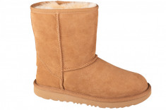 Cizme de iarna UGG Classic II Kids 1017703K-CHE maro foto