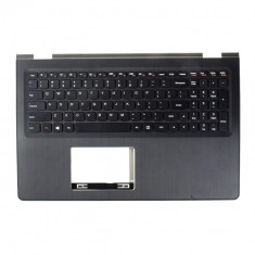 Carcasa superioara cu tastatura palmrest Laptop, Lenovo, Flex 3-1570, 3-1580, iluminata, US foto