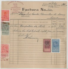 Romania, Magazin de articole pentru Menaj &quot;Gospodina&quot;, Factura, Craiova, 1940