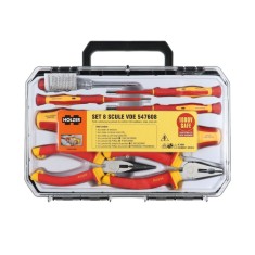Set 8 scule de mana, Holzer VDE 547608, izolare la 1000 V