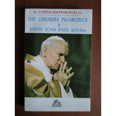 Tadeusz Rostworowski - Din gandirea filosofica a Papei Ioan Paul al II-lea