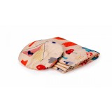 Set paturica + pernuta formarea capului bebelusului SomnArt, model Bufnite