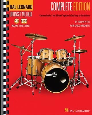 Hal Leonard Drumset Method - Complete Edition: Books 1 &amp;amp; 2 with Video and Audio foto