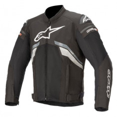 Geaca textil moto Alpinestars T-Gp Plus R V3 Air, negru/gri/alb, marime S