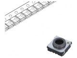 Micro&icirc;ntrerupător TACT SPST 0,05A 12V SMT