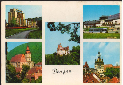 CPI B13903 CARTE POSTALA - BRASOV, HOTEL CARPATI, MOZAIC foto