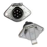 Priza remorca auto BestAutoVest 24V, 7 pini metal, tip Euro, 1 buc, Carpoint
