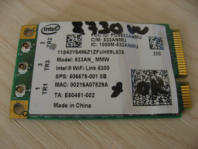 Placa wireless laptop HP EliteBook 8730w, Intel WiFi Link 5300, 506679-001 foto