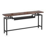 Cumpara ieftin Consola Onole, Pako World, Nuc-Negru, 180x35x82 cm