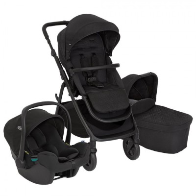 Carucior Graco Near2Me DLX 3 in 1 Midnight foto