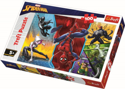 PUZZLE TREFL 100 SPIDERMAN foto