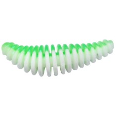 Berkley momeala de cauciuc PowerBait Power Pupa Spring Green White 4,5cm 8pcs foto