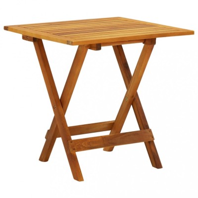 Gossi masa de bistro, 46 x 46 x 47 cm, lemn masiv de acacia foto