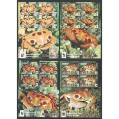 Aitutaki 2014 Mi 923/26 klb - WWF: crabi