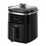 Cumpara ieftin Friteuza cu aer cald Heinner FryGrill, 2600 W, 5 L, 6 programe presetate, panou de comanda electronic