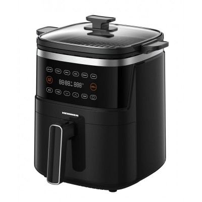 Friteuza cu aer cald Heinner FryGrill, 2600 W, 5 L, 6 programe presetate, panou de comanda electronic foto