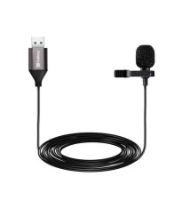 Microfon lavaliera cu clip Sandberg 126-19 USB 2m negru