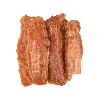 RECOMPENSE PENTRU CAINI FLAMINGO SNACK HAPKI PIEPT PUI LONG FILLETS 70GR foto