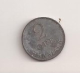 Moneda Danemarca - 2 Ore 1966, Europa