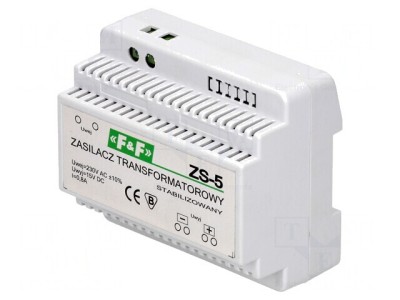 Alimentator pentru transformatoare pe șină DIN 15VDC 0,8A foto