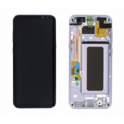 Display cu touchscreen cu rama mov Samsung Galaxy S8+ G955 foto