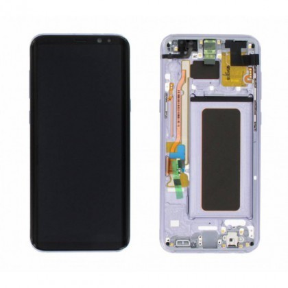 Display cu touchscreen cu rama mov Samsung Galaxy S8+ G955