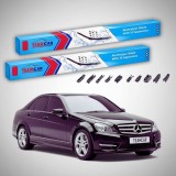 Cumpara ieftin Ștergătoare Mercedes-Benz Clasa C W204 2013-2014 | Set Față Flat &ndash; TeamCar&reg;