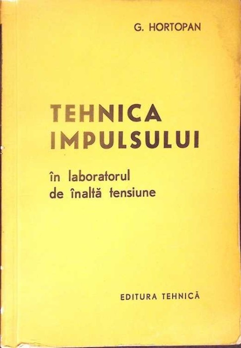 TEHNICA IMPULSULUI IN LABORATORUL DE INALTA TENSIUNE-G. HORTOPAN-276672
