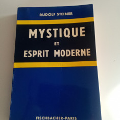 RUDOLF STEINER - MYSTIQUE ET ESPIRIT MODERNE - PARIS 1967