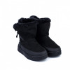 Ghete Fete Bibi Urban Boots Black Suede cu Blanita 30 EU, Negru, BIBI Shoes