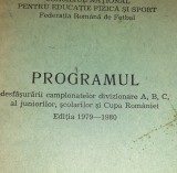 PROGRAMUL DESFASURARAII CAMPIONATELOR DIVIZIONARE A ,B SI C AL JUNIORILOR SCOLARILOR SI CUPA ROMANIEI