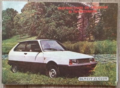 Oltcit Club, instructiuni de folosire si intretinere foto