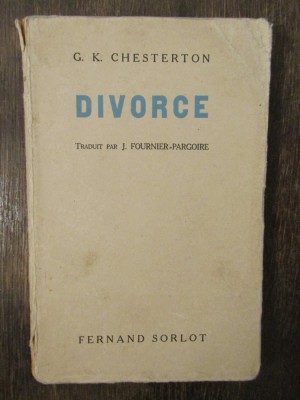 DIVORCE-G.K. CHESTERTON foto