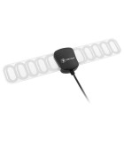 Antena HDTV DVB-T ISDB-T DMB-T / H ATSC cu amplificator auto.montare pe parbriz, Cabletech