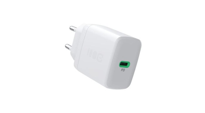&Icirc;ncărcător Greencell PowerSource Solo30, adaptor de alimentare alb USB C, sursă de alimentare de 30 W