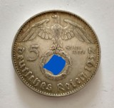 Germania - 5 Reichsmark 1937 E - Argint