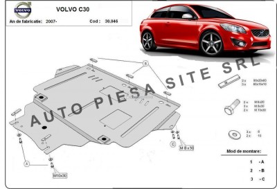 Scut metalic motor Volvo C30 fabricat incepand cu 2007 APS-30,046 foto