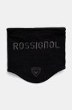 Rossignol fular impletit culoarea negru, cu imprimeu, RLNMH10