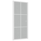 Cumpara ieftin Usa de interior, 93x201,5 cm, alb, sticla mata si aluminiu