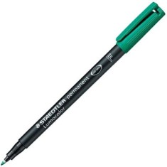 Marker permanent LUMOCOLOR 0.6mm Verde