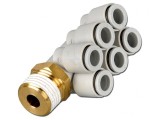 Racord Push-In 90&deg; 1-10bar -5-60&deg;C KQ2ZT06-03AS