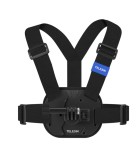 Cumpara ieftin Sistem tip quick release, TELESIN, montare pe piept a camerelor video sport GoPro Hero 13,12,11,10,9,8,7, DJI Action, Insta 360