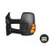 Oglinda usa exterioara Ford Transit/Tourneo, 01.2014-12.2019, partea stanga, ajustabil manual; textil; sticla convexa; geam cromat; cu semnalizator g