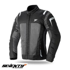 Geaca (jacheta) barbati pentru scuter - motocicleta Touring Seventy vara model SD-JT44 culoare: negru/gri Negru/gri L