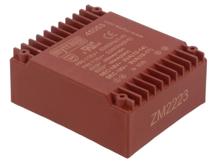 Transformator PCB &icirc;ncapsulat 18VA 18V